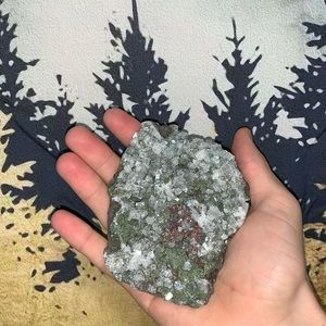 Apophyllite Crystal slab